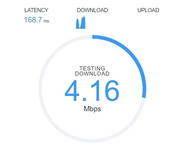 تست سرعت اینترنت