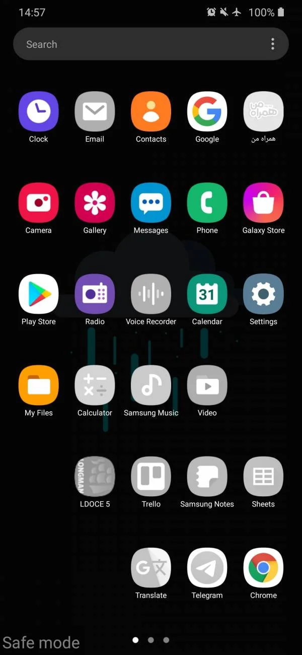 قابلیت safe mode