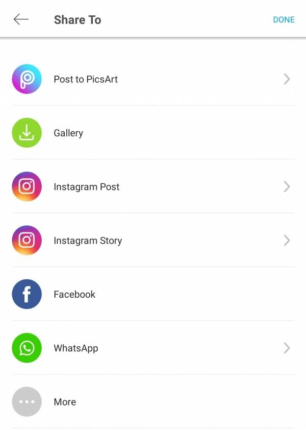برنامه picsart