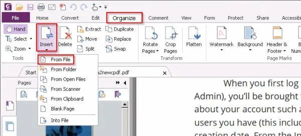 ادغام چند فایل PDF