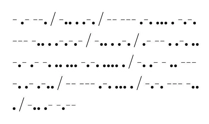 کاربرد کد مورس