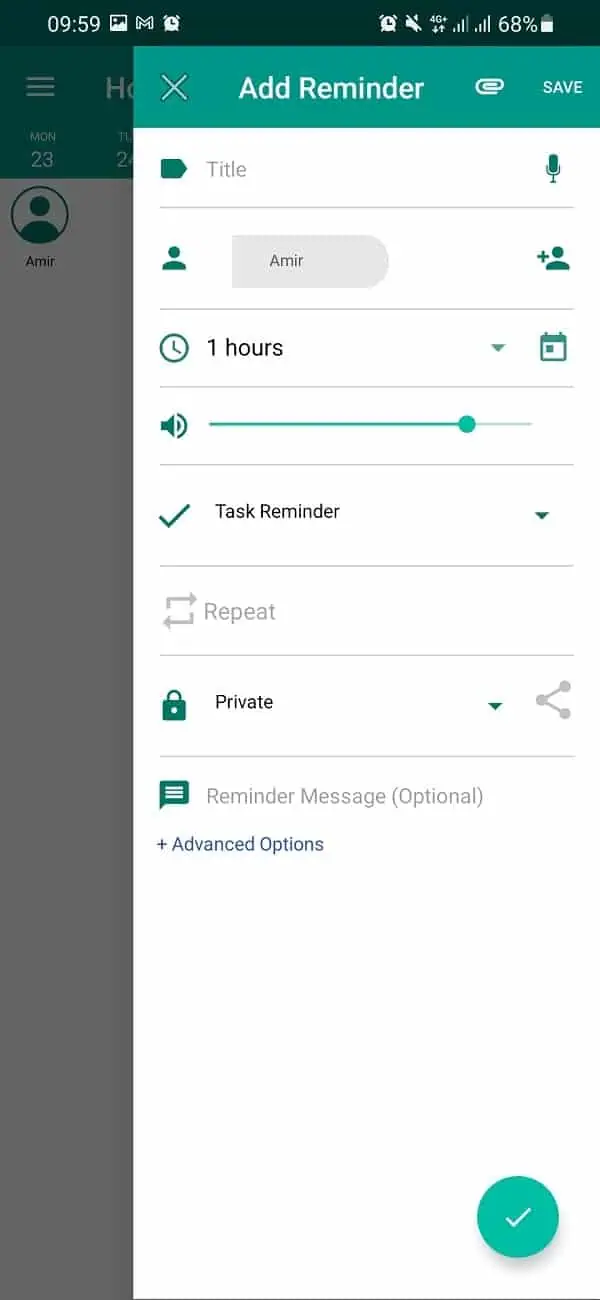 برنامه Pi Reminder