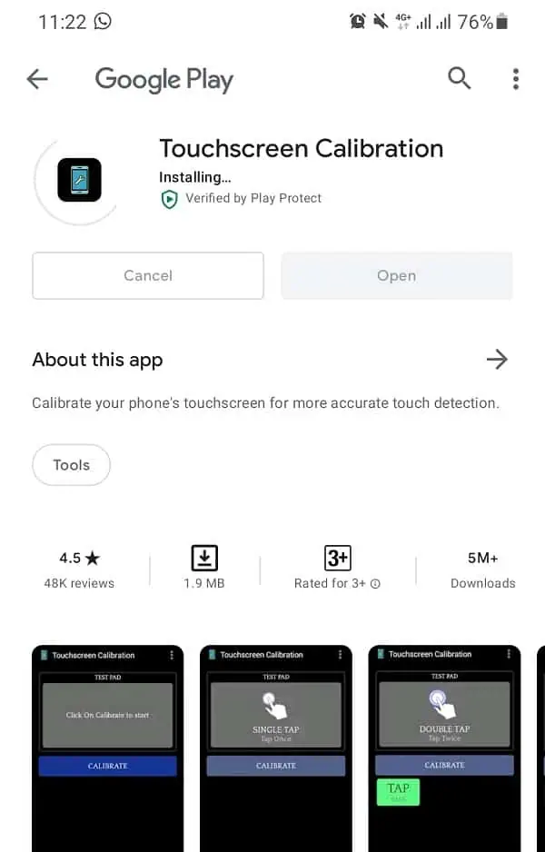 برنامه کالیبره تاچ