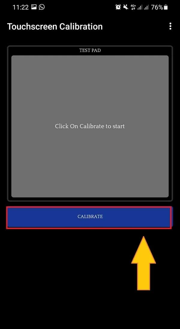 کالیبره تاچ گوشی