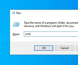 پنجره run ویندوز