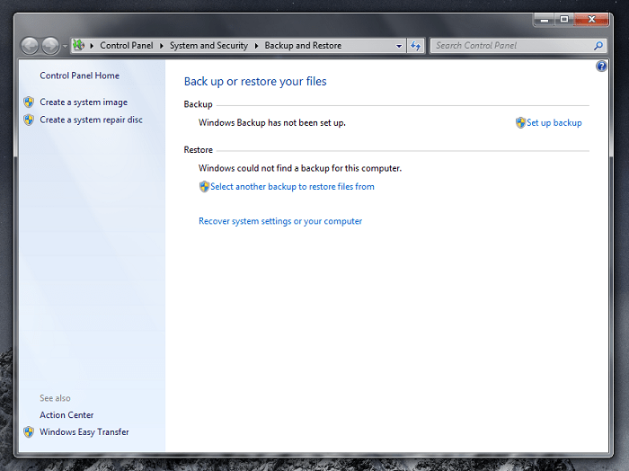 بکاپ ویندوز