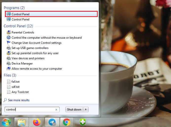 منو استارت ویندوز