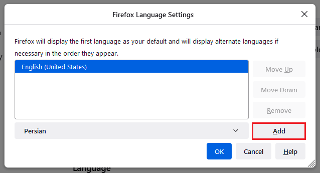 تنظیمات جدید فایرفاکس