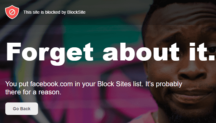 افزونه block site