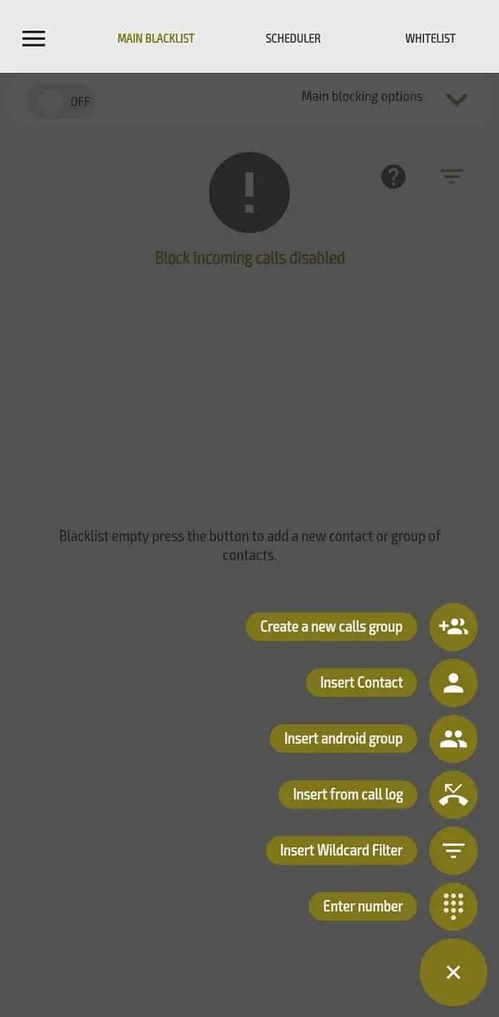 برنامه Block Callers