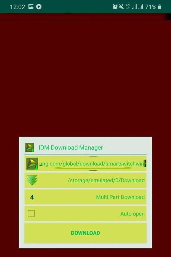 برنامه مدیریت دانلود