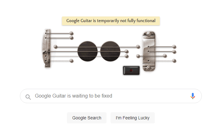 گیتار در گوگل