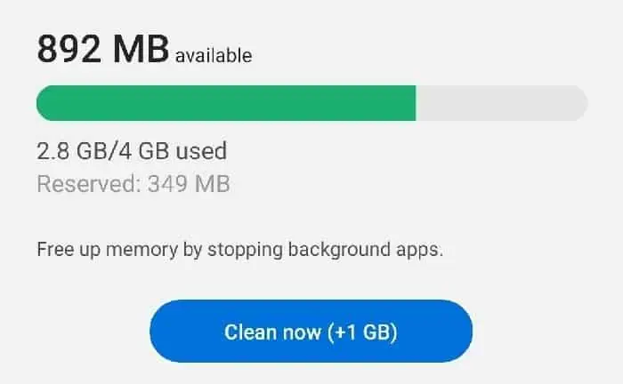 حافظه رام گوشی