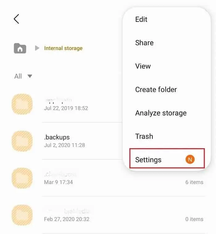 مدیریت فایل اندروید