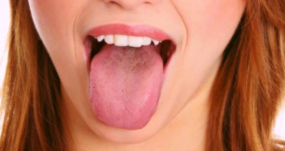 زبان پس از چشیدن غذا 