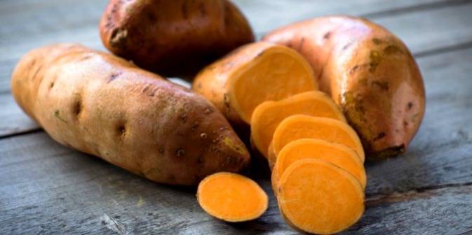 مصرف سیب زمینی شیرین
