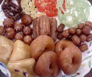 زولبیا و بامیه رنگی