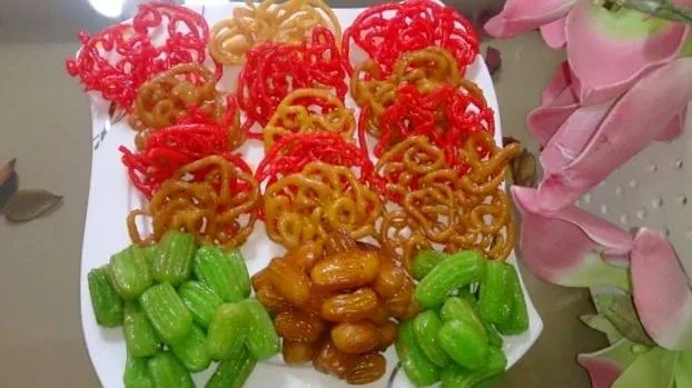 ضرر زولبیا بامیه رنگی