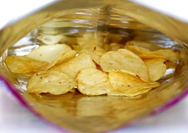 داخل بسته چیپس