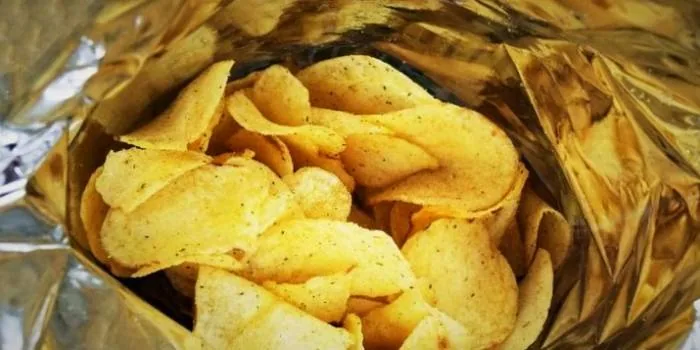 وزن چیپس درون بسته