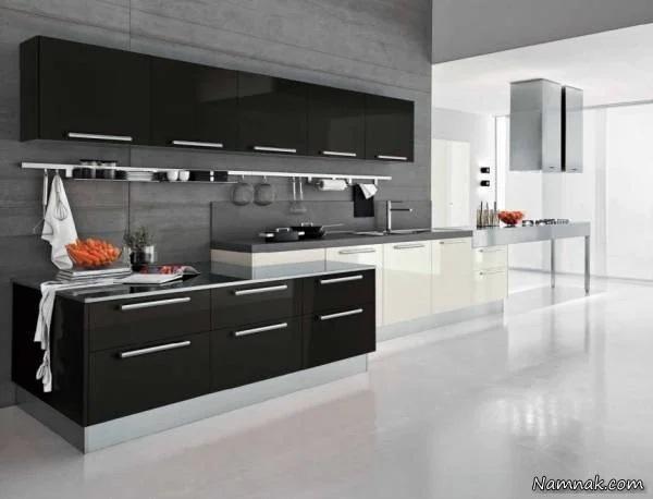 مدل کابینت سفید مشکی کابینت سفید مشکی