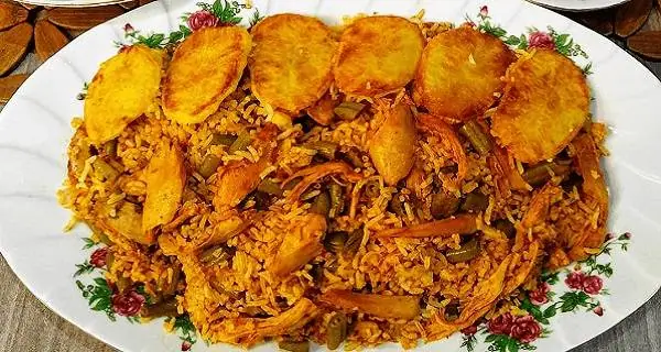 لوبیا پلو