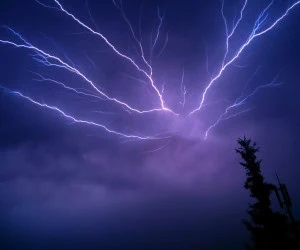 رگبار و رعد و برق