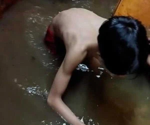 کار عجیب در سیل