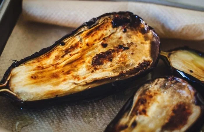 بادمجان با روغن کم