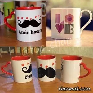 طراحی روی لیوان