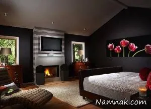 دکوراسیون رنگ تیره