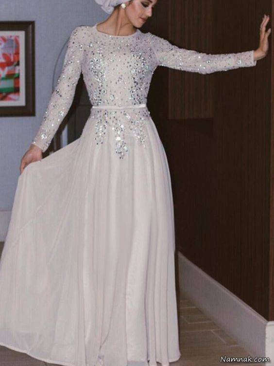 لباس مجلسی پوشیده