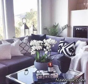 دکوراسیون رنگ بنفش