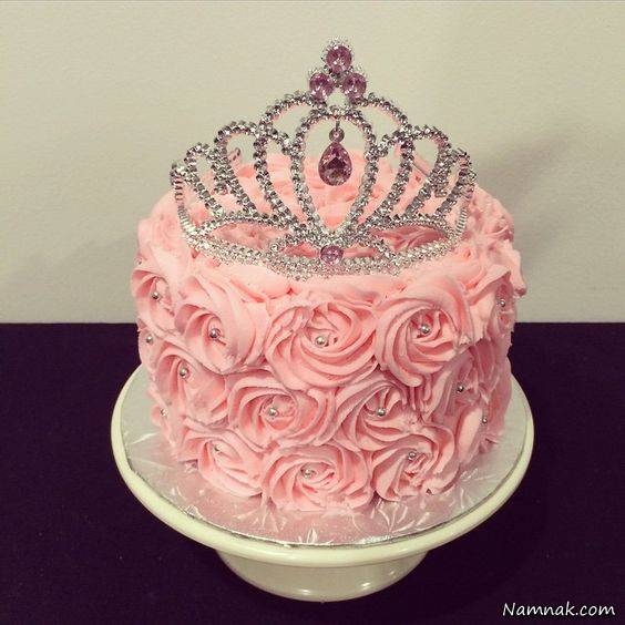 مدل کیک تولدهای تاج دار و دختر پسند + تصاویر