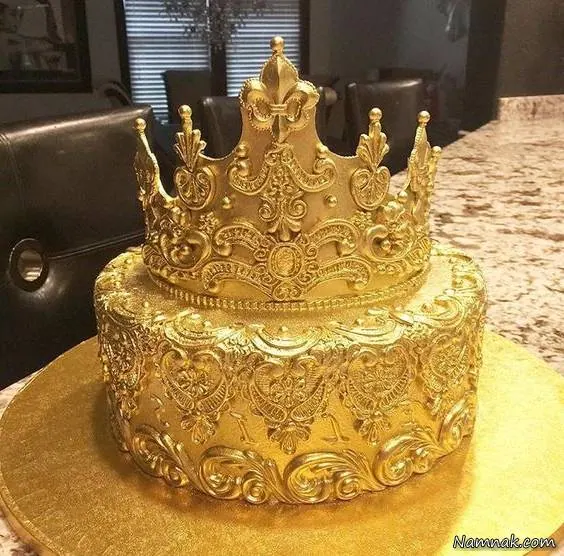 کیک تاج دار دخترانه