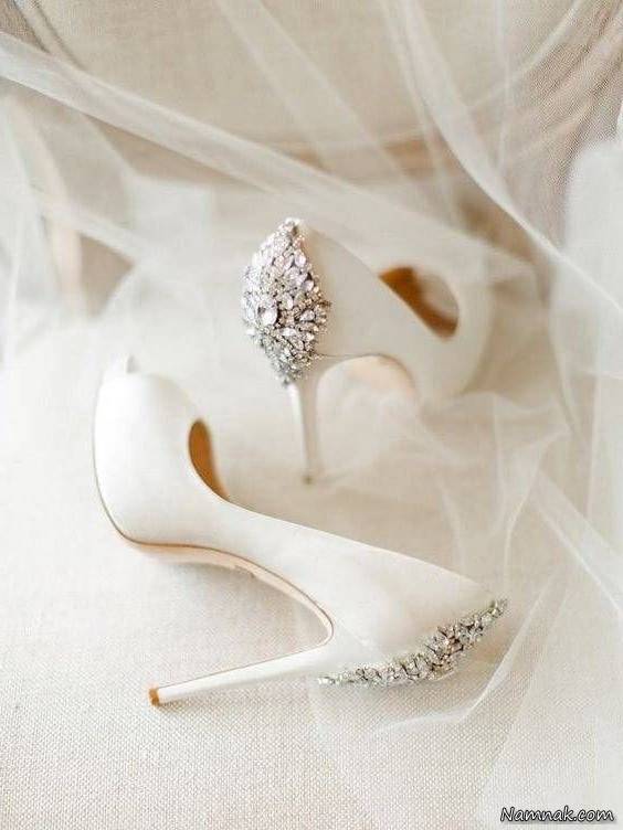 کفش نگین دار عروس