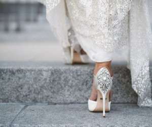 کفش سفید عروس