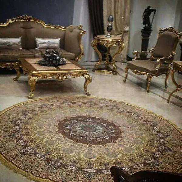فرش گرد پذیرایی