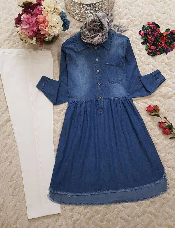 مانتو جین تیره