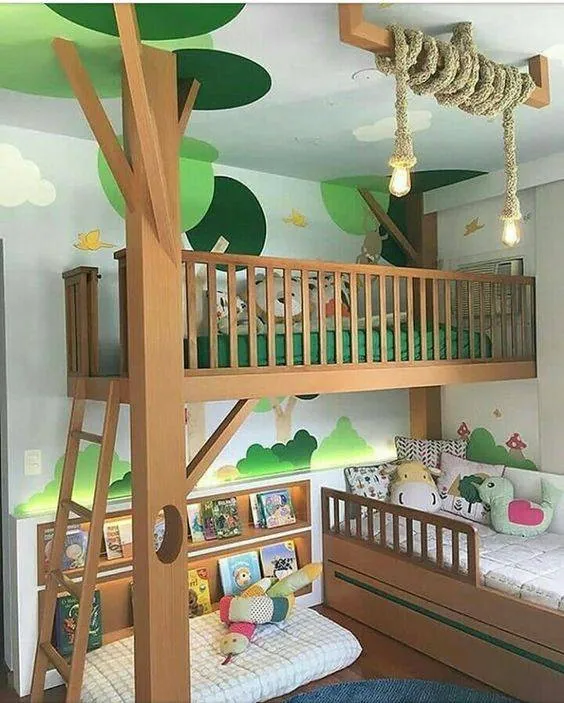 تخت خواب سبز