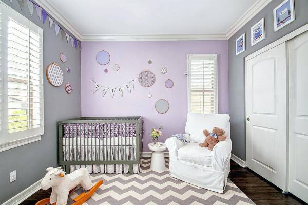 رنگ اتاق نوزاد دختر
