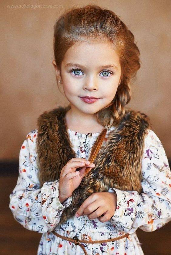 عکس دختر بچه های خوشگل چشم رنگی