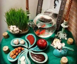 تزیین سفره هفت سین