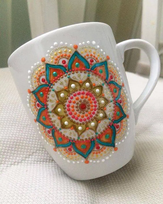 نقاشی روی ماگ