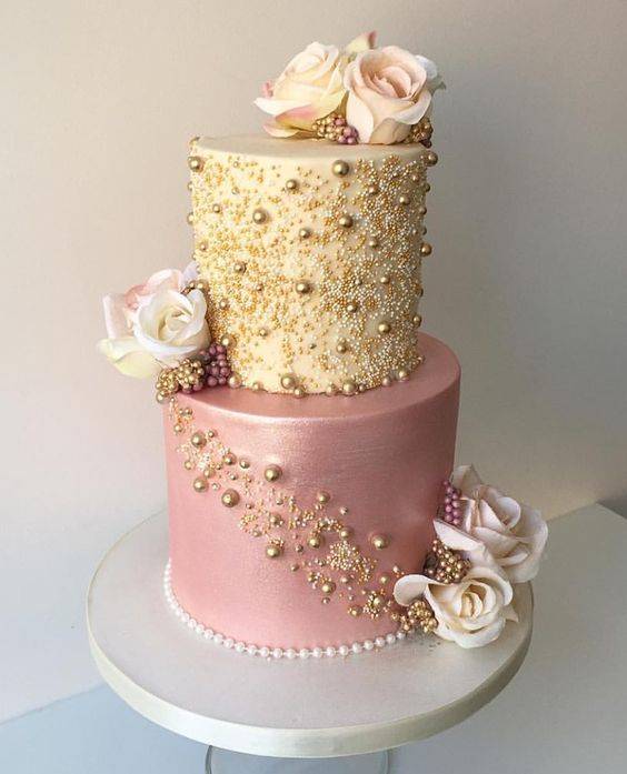 کیک عقد و عروسی 