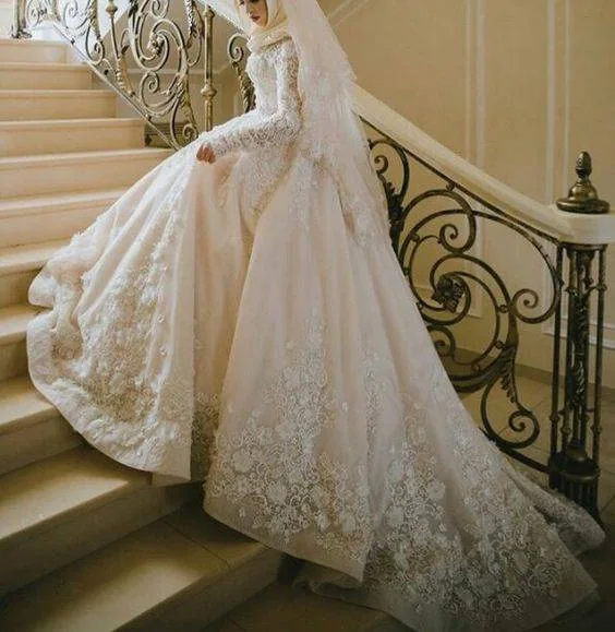 لباس عروس با حجاب