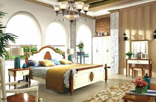 اتاق خواب مدیترانه ای