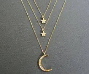 گردنبند ماه و ستاره