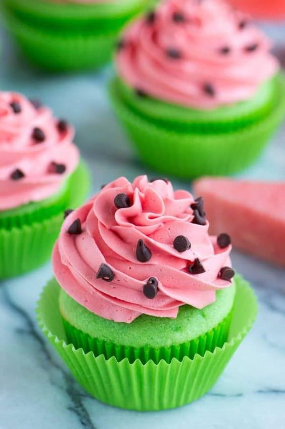 کاپ کیک هندوانه ای