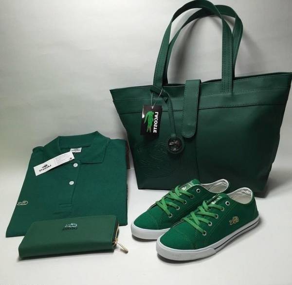 کیف و کفش سبز لجنی